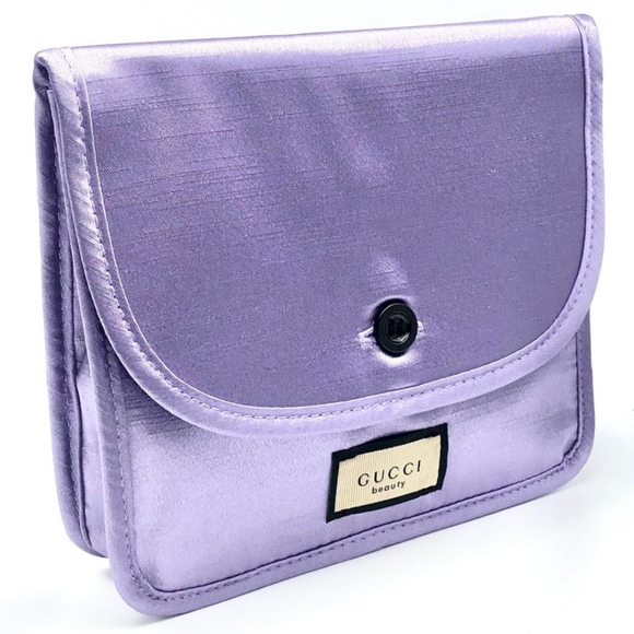 Gucci Handbags - GUCCI BEAUTY lavender Cosmetic Pouch
